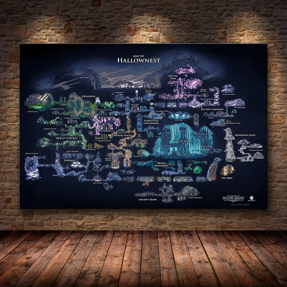Star Map Poster - ملصق لعبة هولو نايت هالونست، لوحة