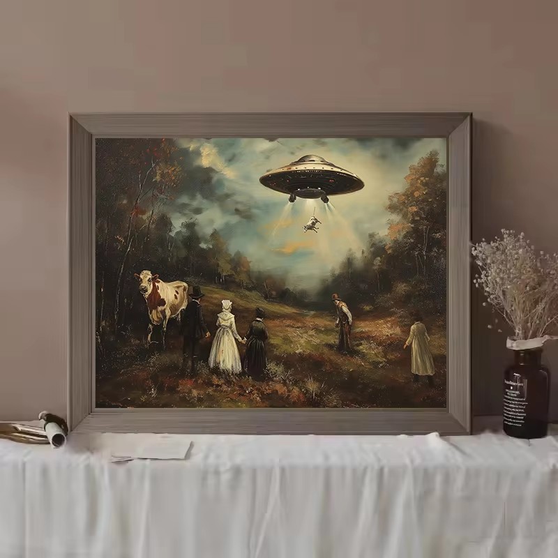 لوحة فنية جدارية مطبوعة بتصميم - مراجعة Star Map Poster وسعره